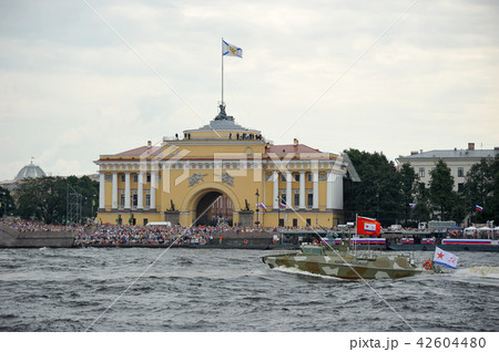 preparation for the naval parade in St. Petersburg 42604480