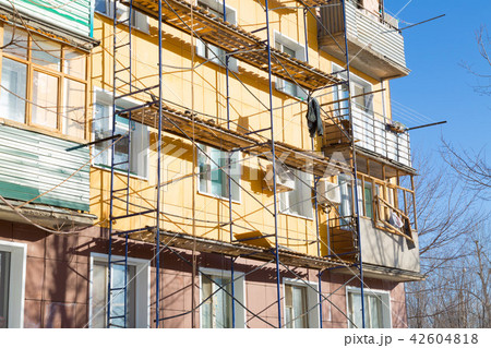 Warming of the apartment house. 42604818