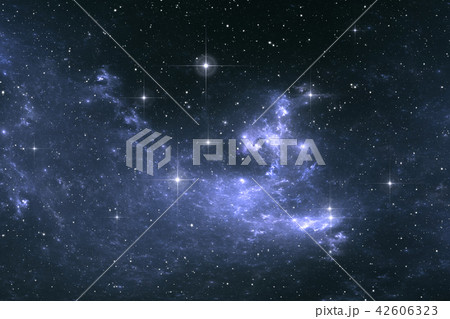 Starry night sky space background with nebula Starry night sky space background with nebula 42606323