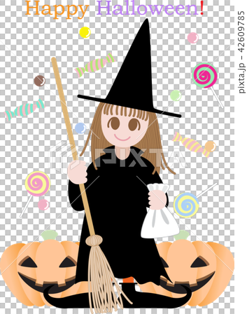 ハローウィン-3魔女 42609785