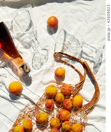 fruits abd wine 42609823