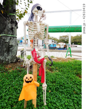 ハロウィン会場の骸骨人形 ハロウィン会場の骸骨人形 42610419