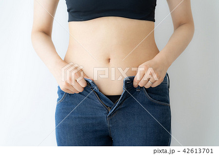 女性　体型 42613701