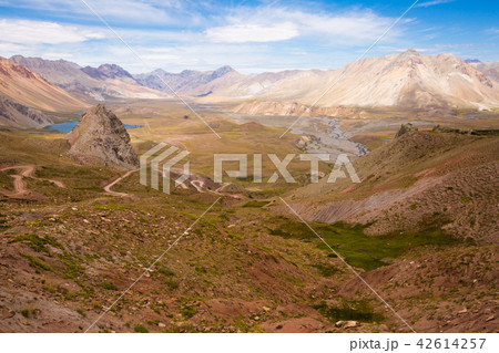 View of Andes mountains, Valle Hermoso 42614257