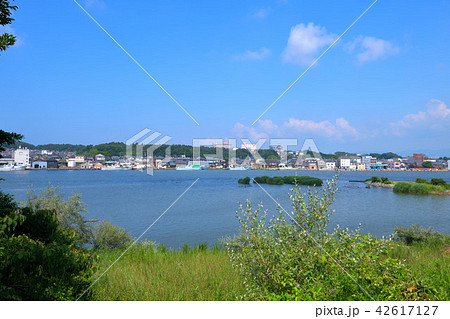 福井県坂井市三国漁港の夏風景 42617127