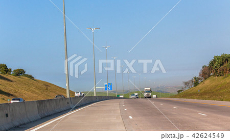 Road Highway Traffic On The Move Countryside 42624549