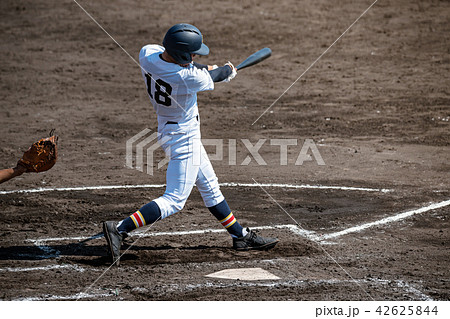 高校野球試合風景 高校野球試合風景 42625844