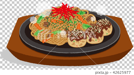 焼きそばとたこ焼き 42625977