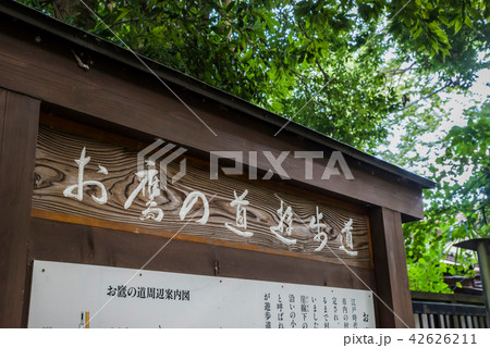 国分寺市 お鷹の道の案内板 国分寺市 お鷹の道の案内板 42626211