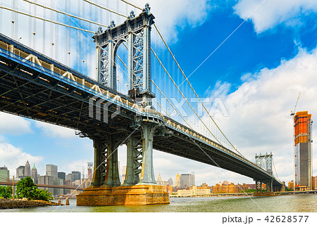 New York view of the Lower Manhattan  42628577