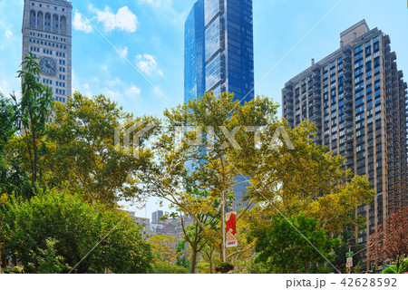 Urban cityscape of New York. Midtown district.  42628592