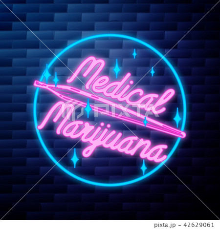 Vintage medical marijuana emblem 42629061