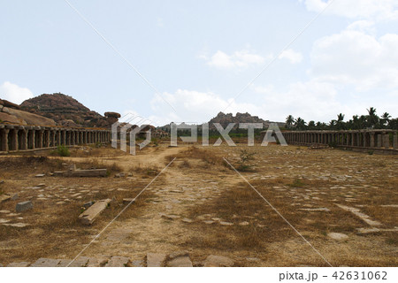 Krishna Bazaar, Hampi, Karnataka, India 42631062