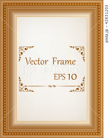 vintage wood frame vintage wood frame 42631203