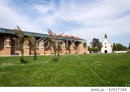 Gallery of Saints before Velehrad Basilica Gallery of Saints before Velehrad Basilica 42637166