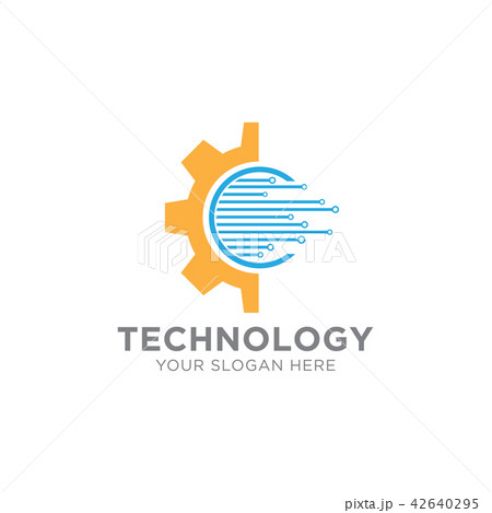 Abstract technology logo template vector icon Abstract technology logo template vector icon 42640295