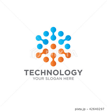 Abstract technology logo template vector icon Abstract technology logo template vector icon 42640297