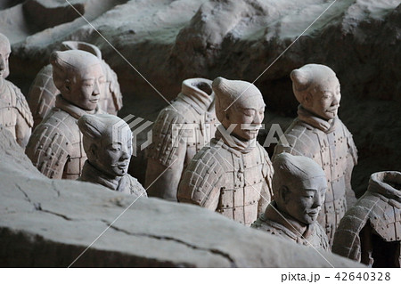 世界遺産 中国 西安 兵馬俑 世界遺産 中国 西安 兵馬俑 42640328