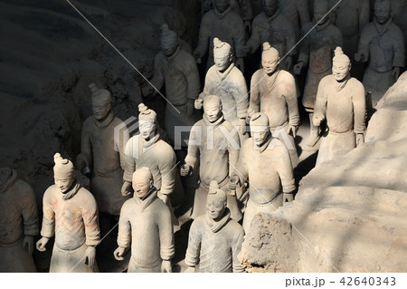 世界遺産　中国　西安　兵馬俑 42640343