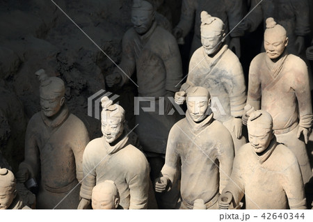 世界遺産　中国　西安　兵馬俑 42640344