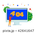 404 error page. Web site on desktop computer.  42641647