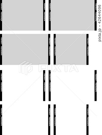 フィルム枠のイラスト素材