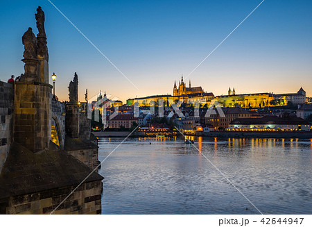 Charles Bridge with skyline of Prague Czech 42644947