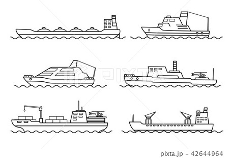 Scientific explorationa nd research ships set. Scientific explorationa nd research ships set. 42644964