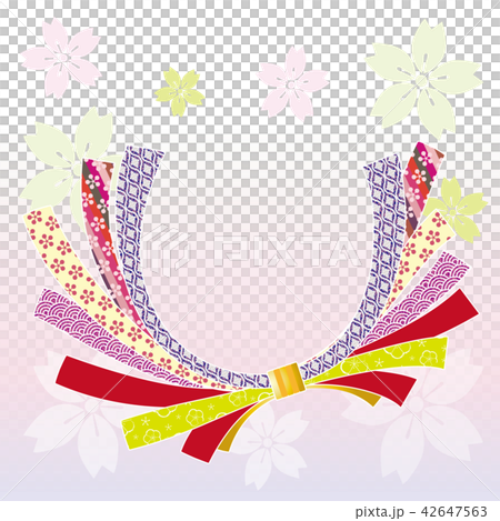 束ね熨斗 フレーム 背景素材 42647563