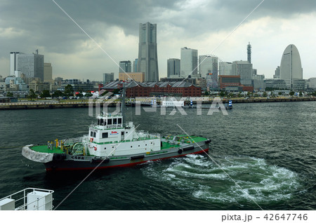 神奈川県横浜市 横浜港 曳舟 神奈川県横浜市 横浜港 曳舟 42647746