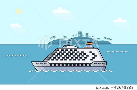 Passenger ships. Sea liner. Ocean luxury yacht. Passenger ships. Sea liner. Ocean luxury yacht. 42648838