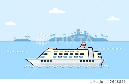 Passenger ships. Sea liner. Ocean luxury yacht. Passenger ships. Sea liner. Ocean luxury yacht. 42648841