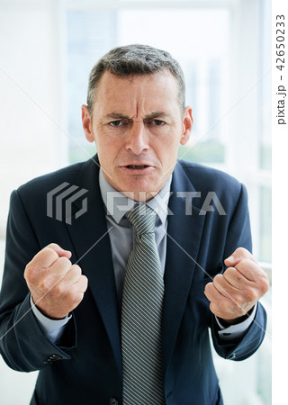 Angry businessman 42650233