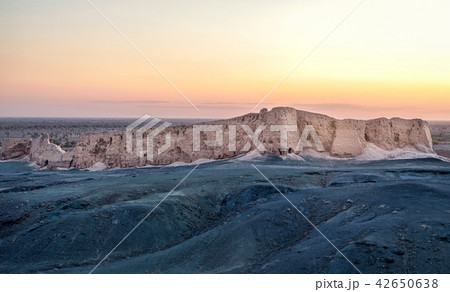 Wall of Djanpik Qala fortress, Uzbekistan 42650638