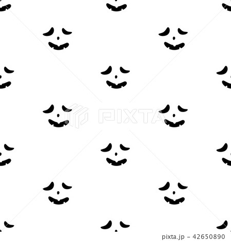 Set of scary faces Halloween pumpkins 42650890