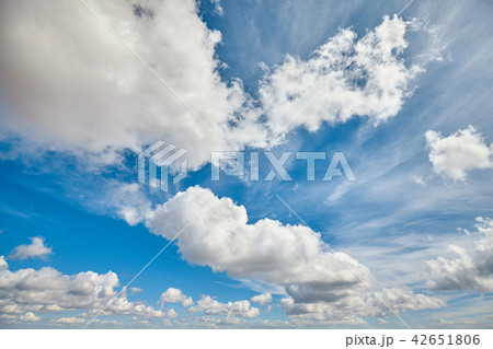 Blue sky with clouds 42651806