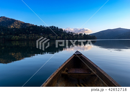 北海道 十勝 然別湖 紅葉 カヌー 北海道 十勝 然別湖 紅葉 カヌー 42652718