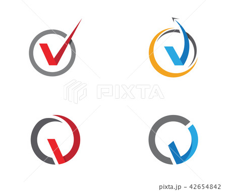 V Letter Logo Template vector 42654842