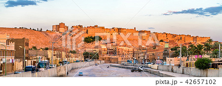 View of Ghardaia, a city in the Mzab Valley. UNESCO world heritage in Algeria 42657102