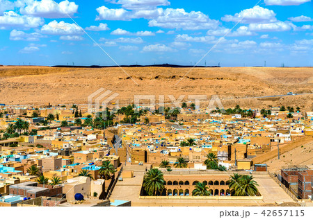 View of Beni Isguen, a city in the Mzab Valley. UNESCO world heritage in Algeria 42657115