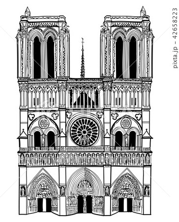 Notre Dame de Paris cathedral Travel France sign Notre Dame de Paris cathedral Travel France sign 42658223