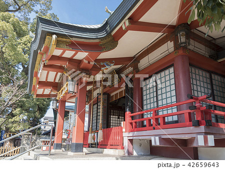 阿倍王子神社の拝殿（大阪市阿倍野区） 42659643