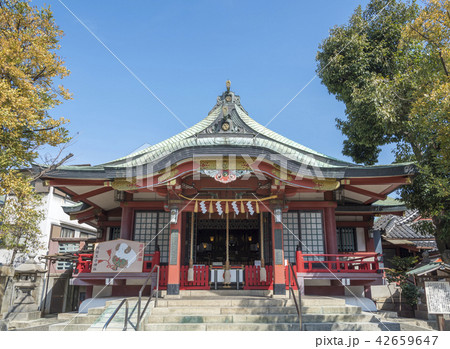 阿倍王子神社の本殿(大阪市阿倍野区) 阿倍王子神社の本殿(大阪市阿倍野区) 42659647