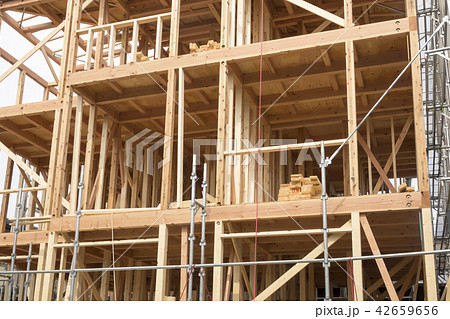 木造3階建て住宅、現場イメージ 42659656