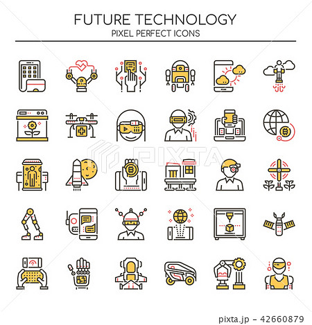 Future Technology , Pixel Perfect Icons. Future Technology , Pixel Perfect Icons. 42660879