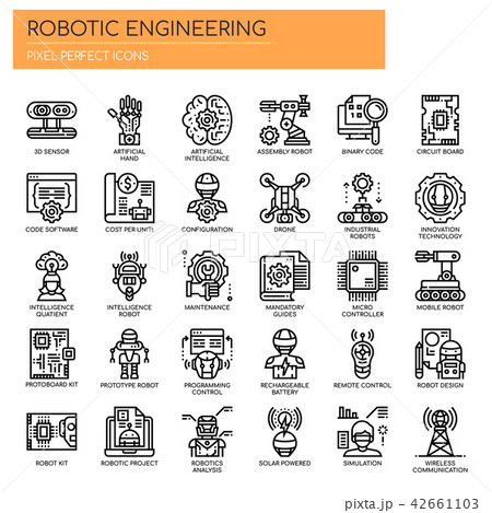 Robotic Engineering , Pixel Perfect Icons Robotic Engineering , Pixel Perfect Icons 42661103