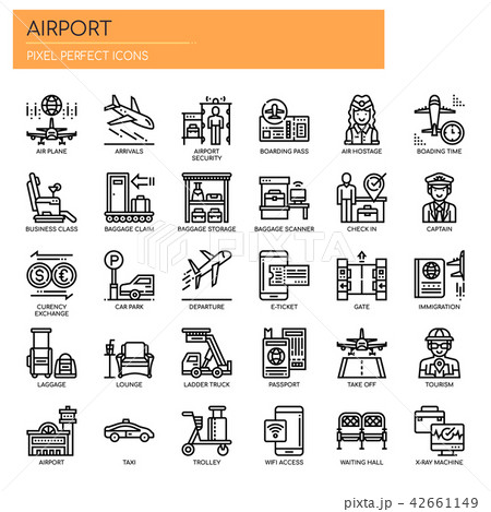 Airport Elements , Pixel Perfect Icons Airport Elements , Pixel Perfect Icons 42661149