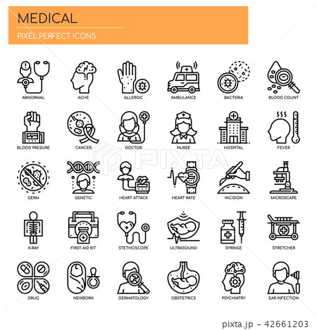 Medical Elements ,   Pixel Perfect Icons 42661203