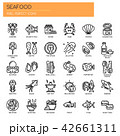 Seafood , Thin Line and Pixel Perfect Icons 42661311