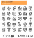 Data Security , Thin Line and Pixel Perfect Icons 42661318